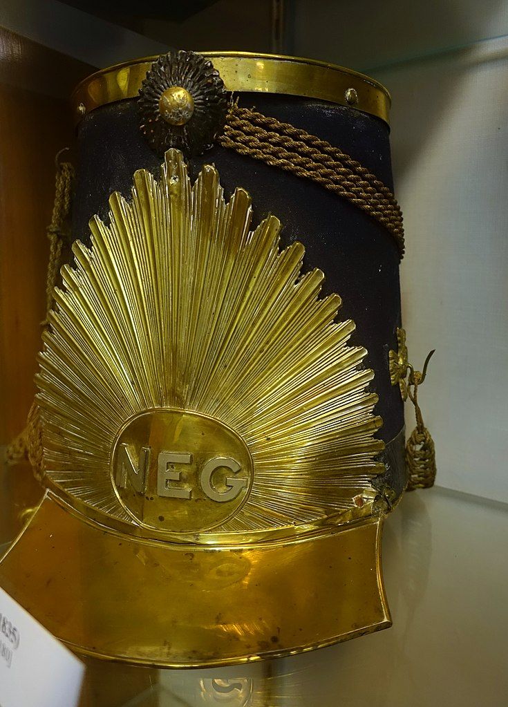 Shako hat at Old Colony History Museum