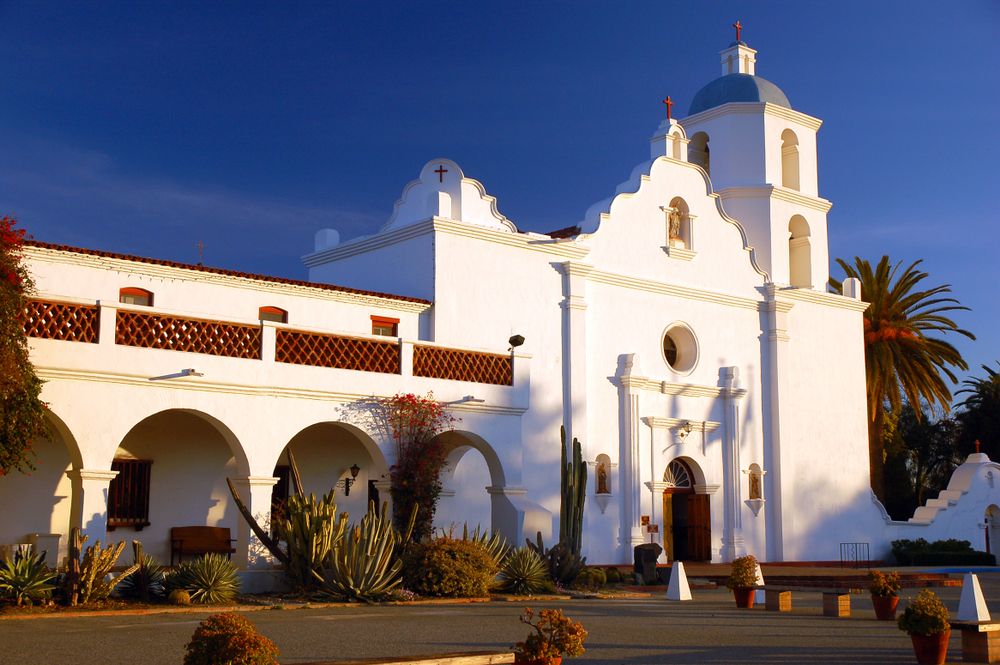 Exterior of Old Mission San Luis Rey