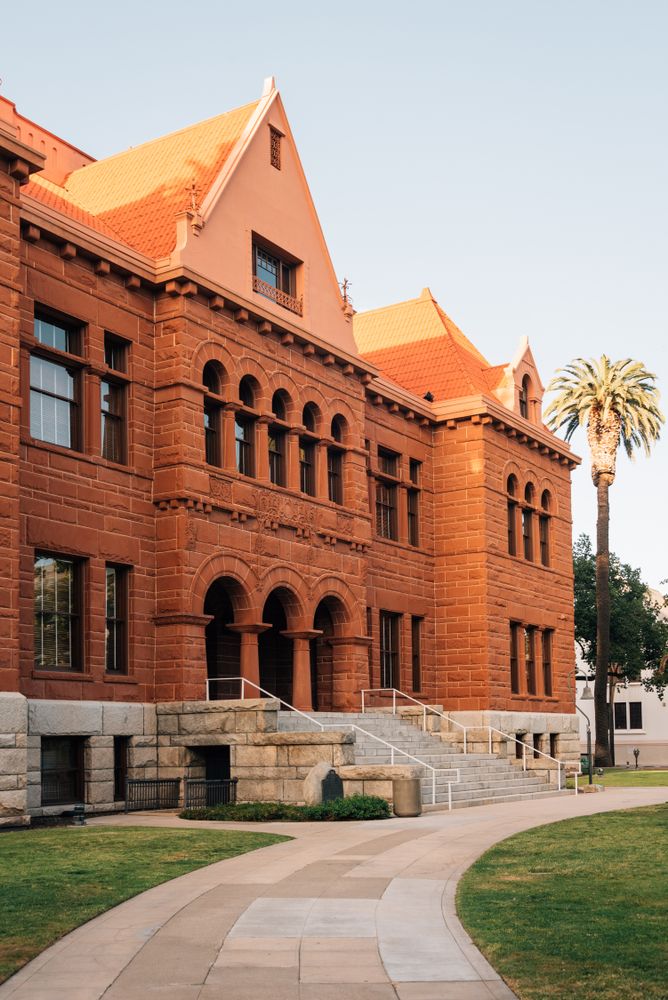 Exterior view of Old Orange County Courthouse