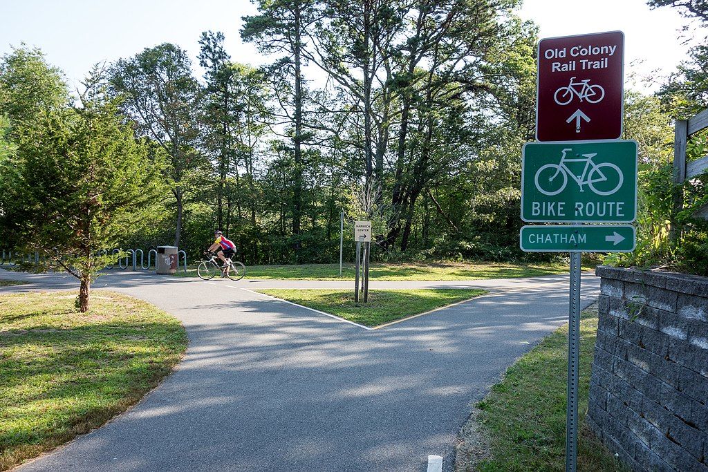 View of Cape Cod Rail Trail