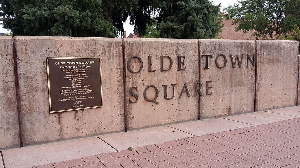 Signage of the Olde Town Arvada