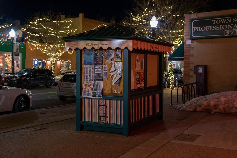 Christmas decorations at Olde Town Arvada