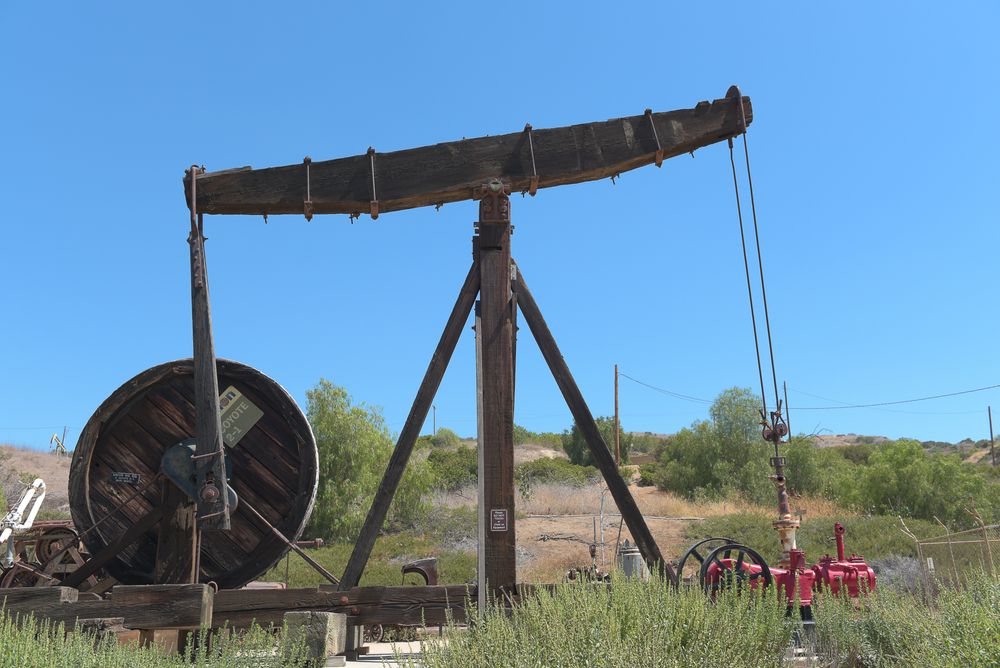 A machine at Olinda Oil Museum and Trail
