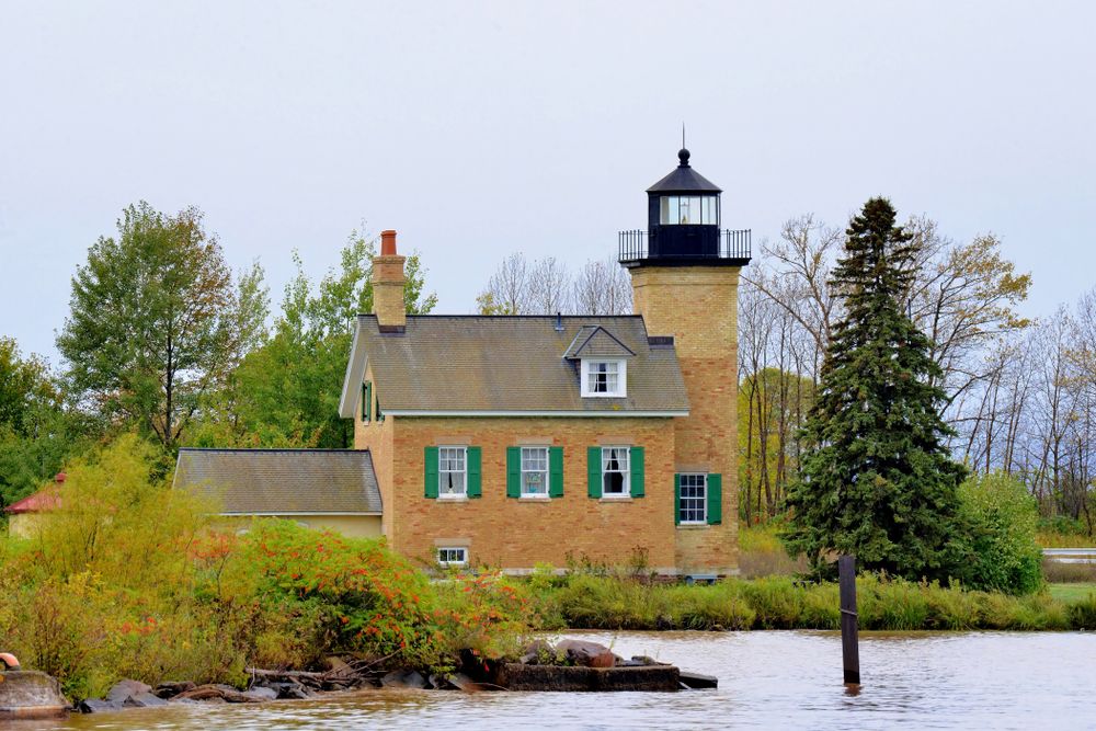 Outside view of Ontonagon Lighthouse