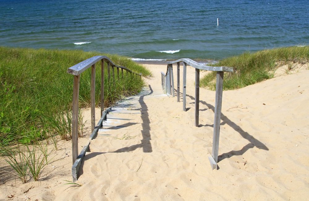 Oval Beach in Saugatuck, MI