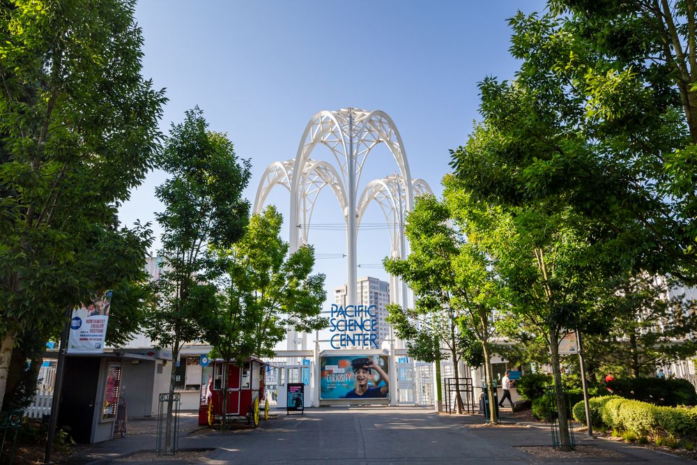 Outside view of Pacific Science Center