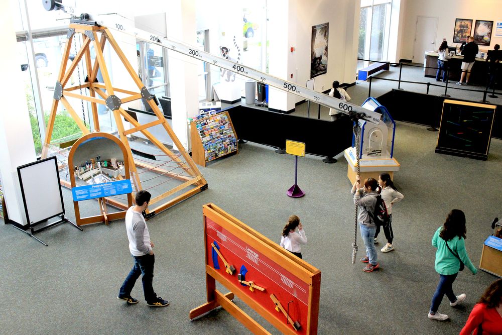 Interior view of Pacific Science Center