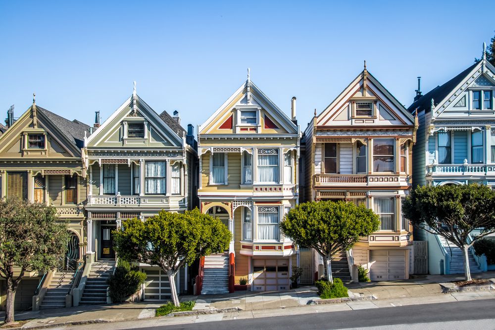 Facade of Painted Ladies