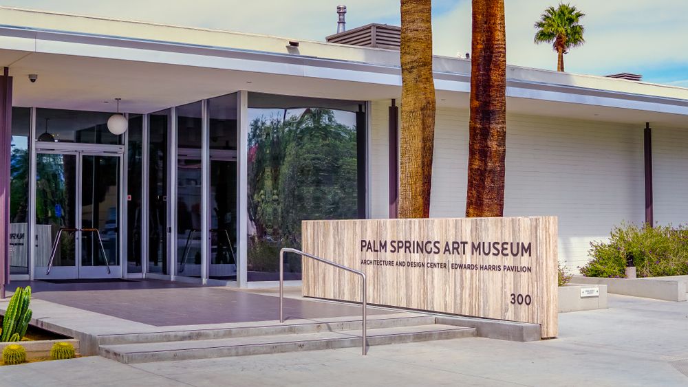 Signage of Palm Springs Art Museum