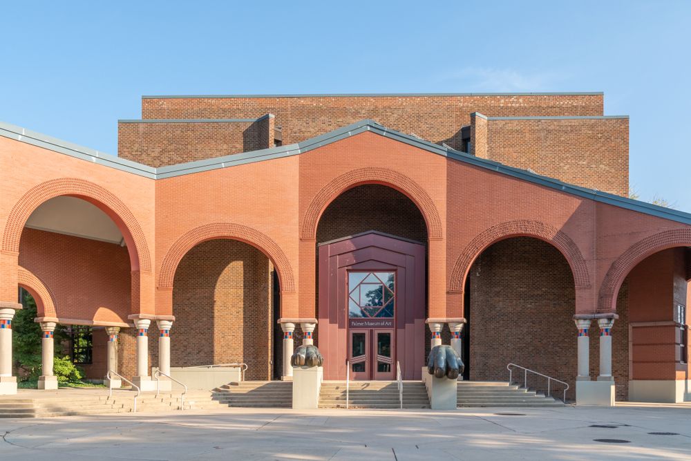 Exterior of Palmer Museum of Art