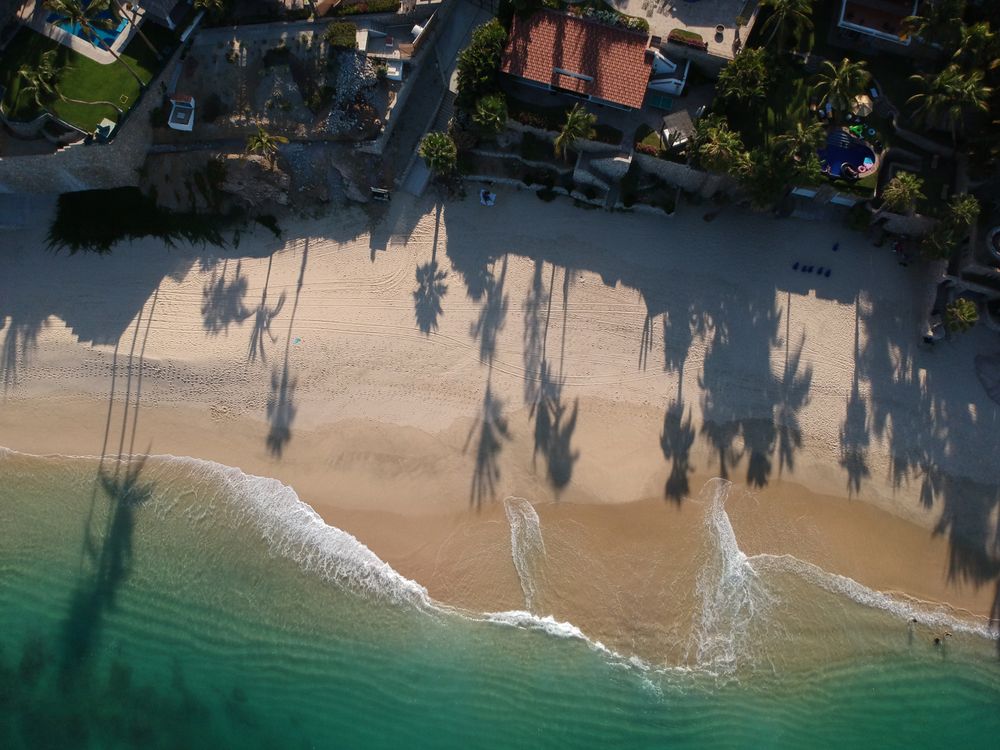 Aerial view of Palmilla Beach