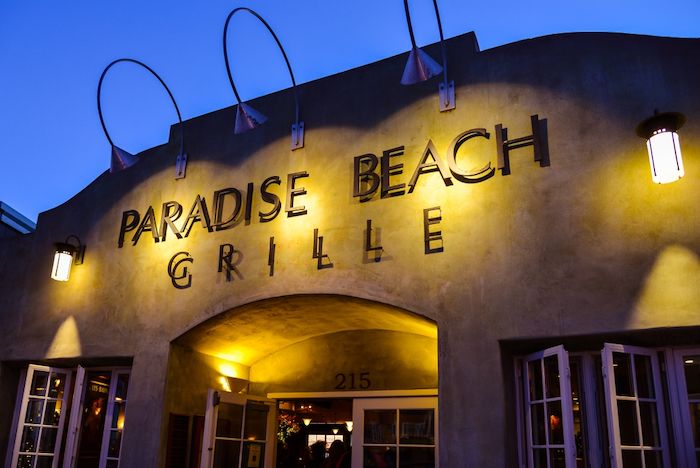 Exterior of Paradise Beach Grille