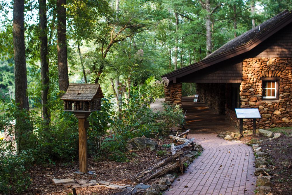 Nature trail at the Paris Mountain State Park