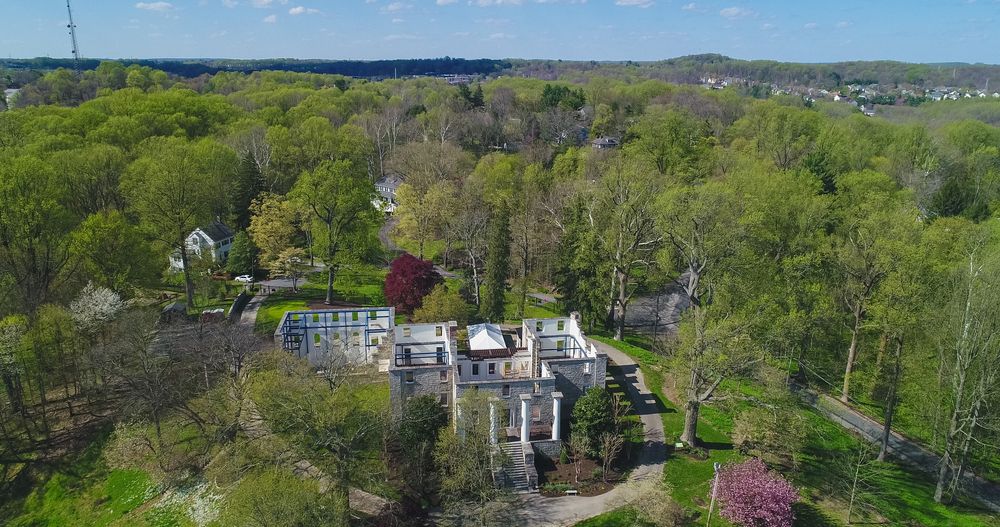 Aerial view of Patapsco Female Institute