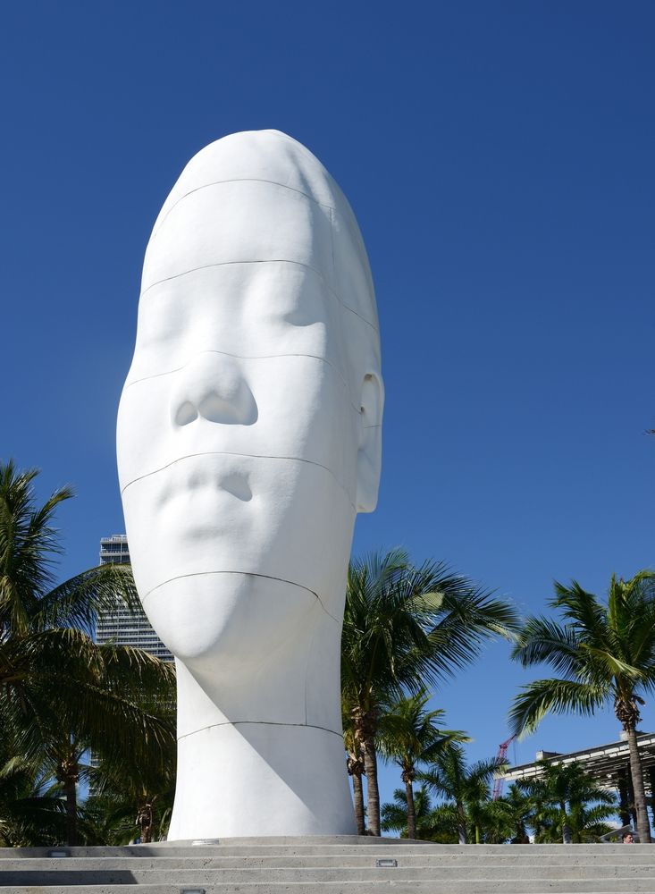 Huge sculpture at Perez Art Museum Miami