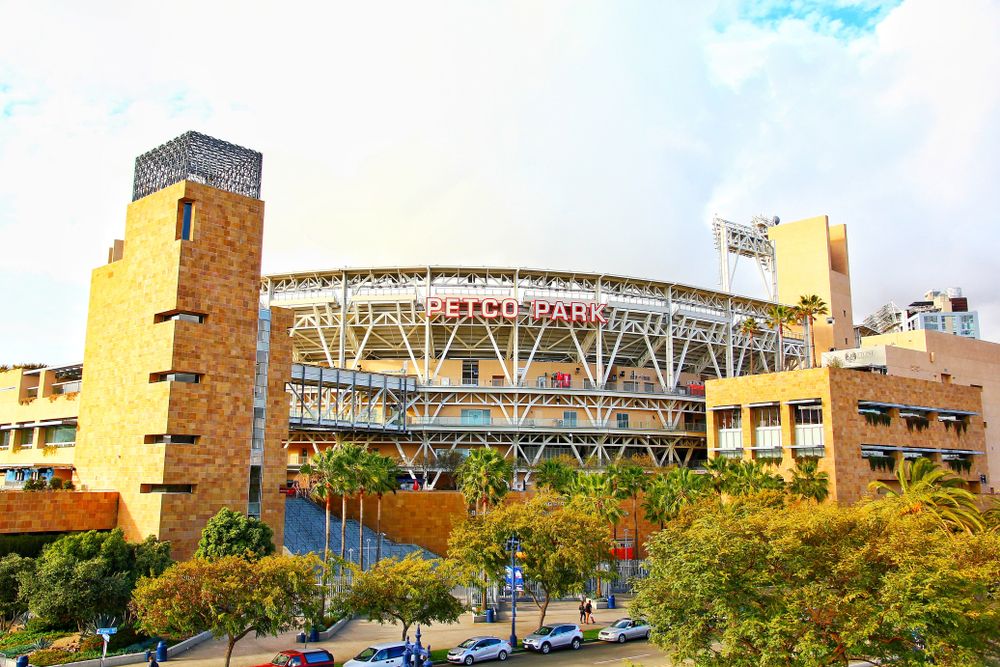 Front view of Petco Park