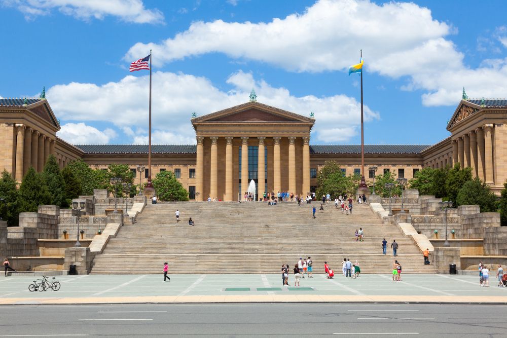 Exterior view of the Philadelphia Museum of Art
