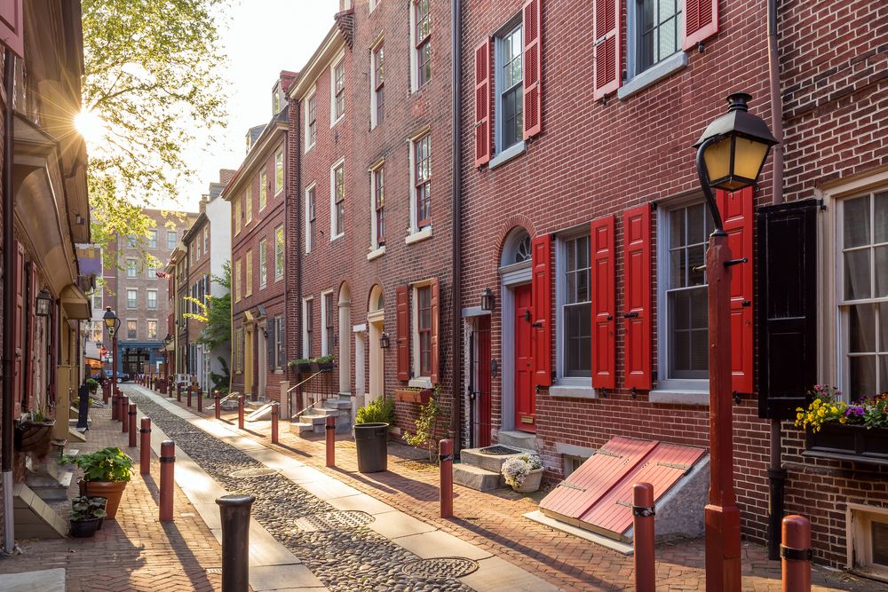 Old city at Philadelphia, Pennsylvania
