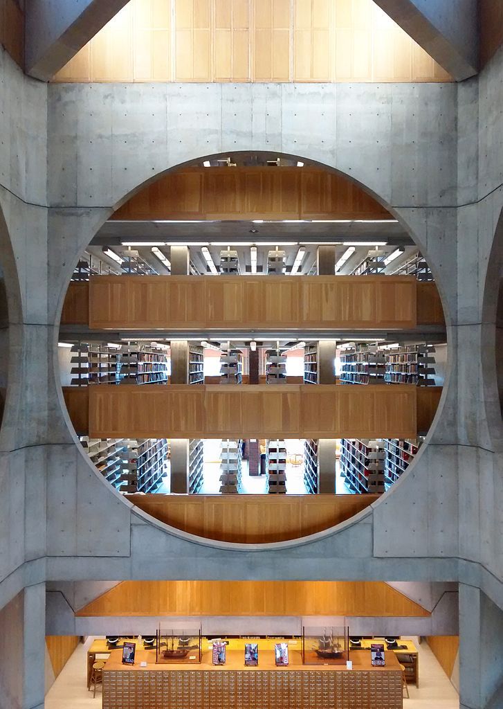 Interior View of Phillips Exeter Academy Library