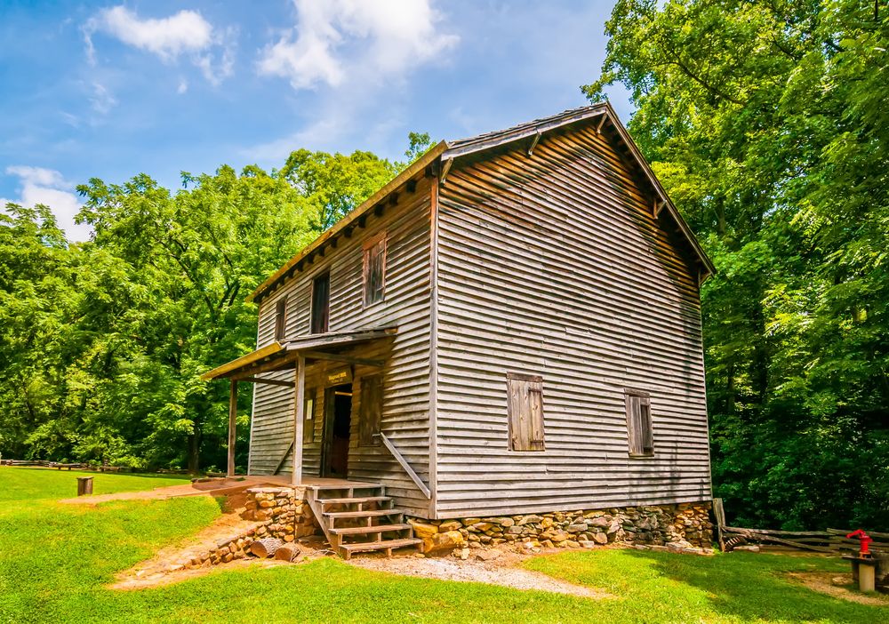 Exterior of Hagood Mill: Historic Site