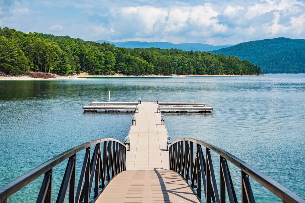 A dock at Table Rock State Park