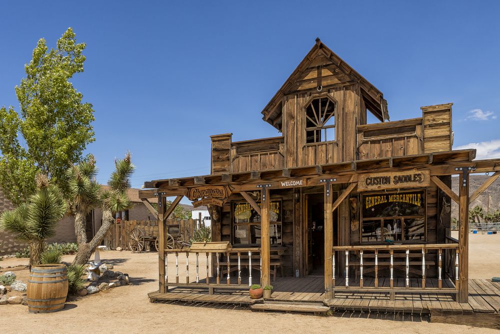 Wooden building of Pioneertown General Store