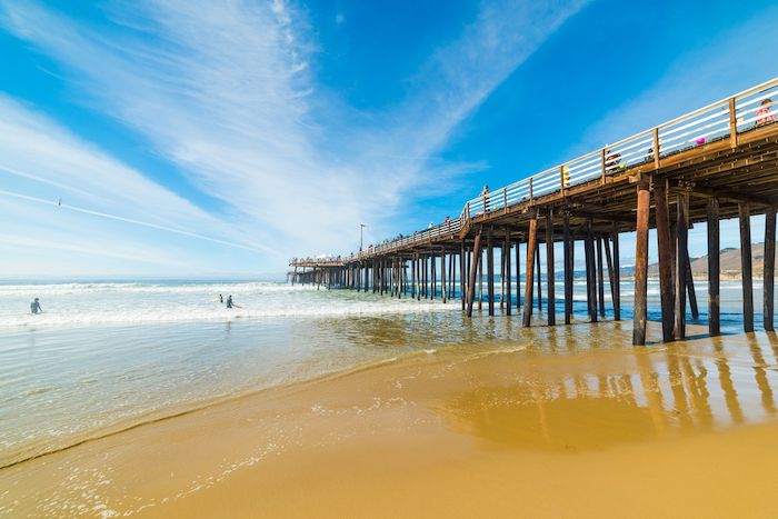 Daytime view of Pismo Pier