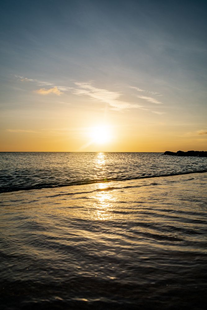 Sunset at Playa Porto Marie