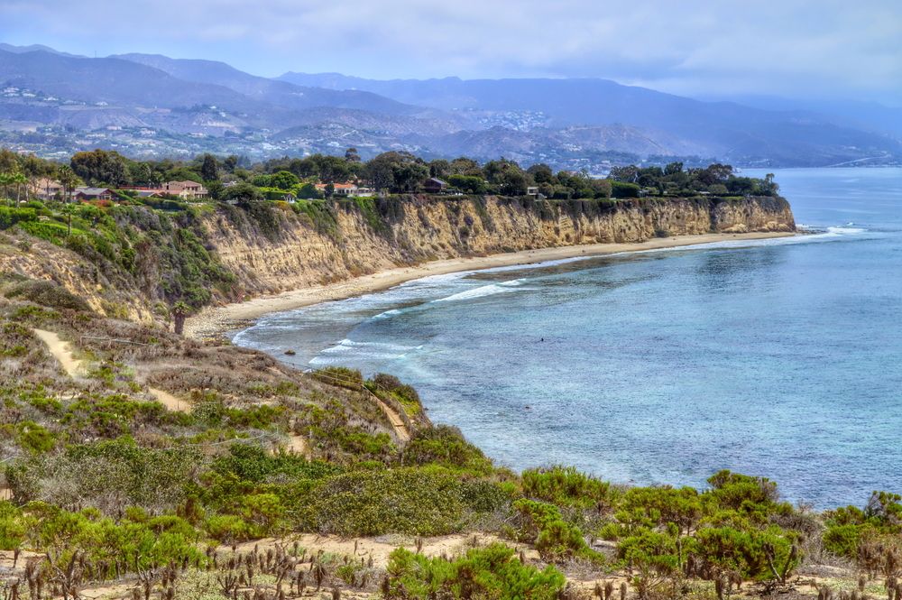 Scenic view of Point Dume State Beach and Preserve