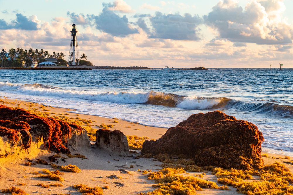 The waters of Pompano Beach