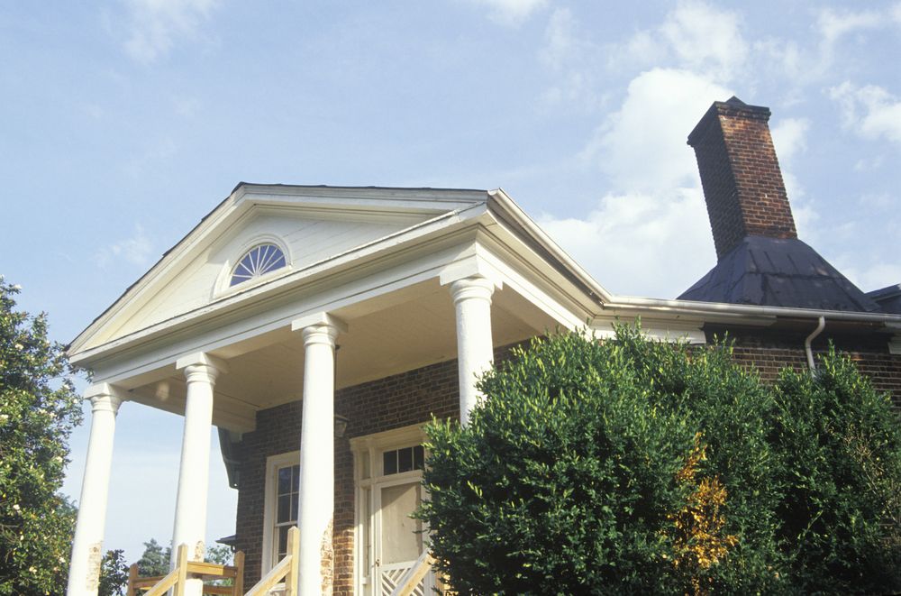 Entrance of Thomas Jefferson's Poplar Forest