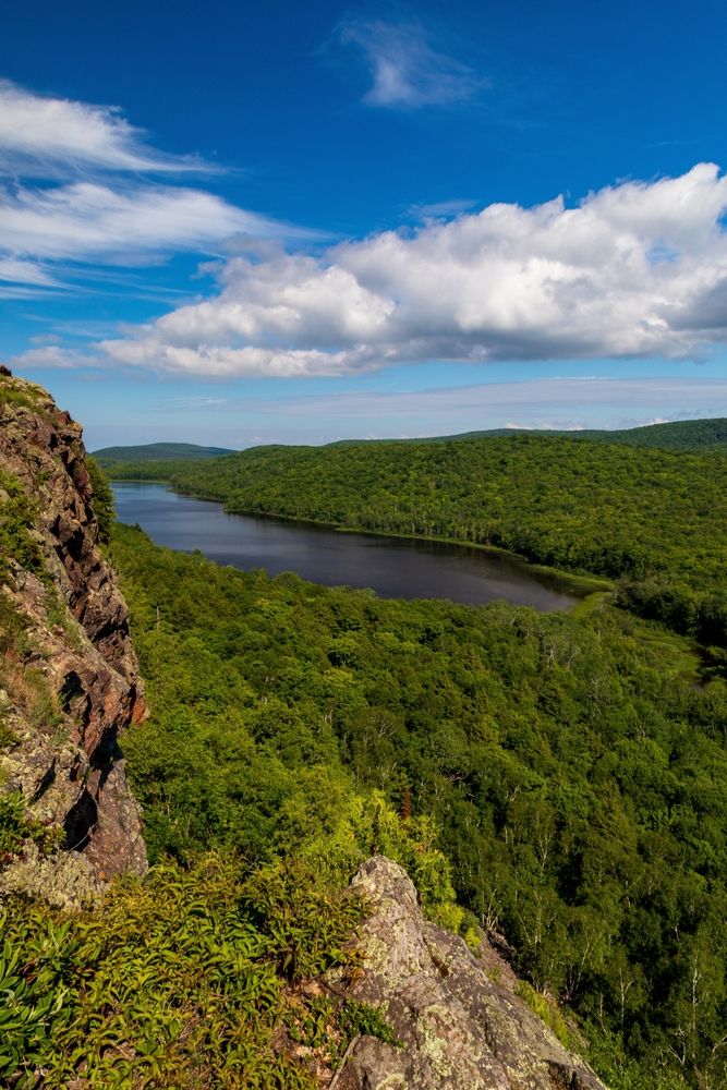 Landscape of Porcupine Mountains Wilderness State Park