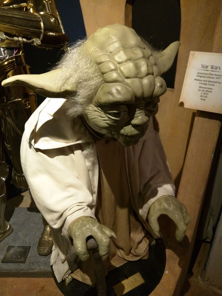 Wax figure of Yoda at Potter's Wax Museum