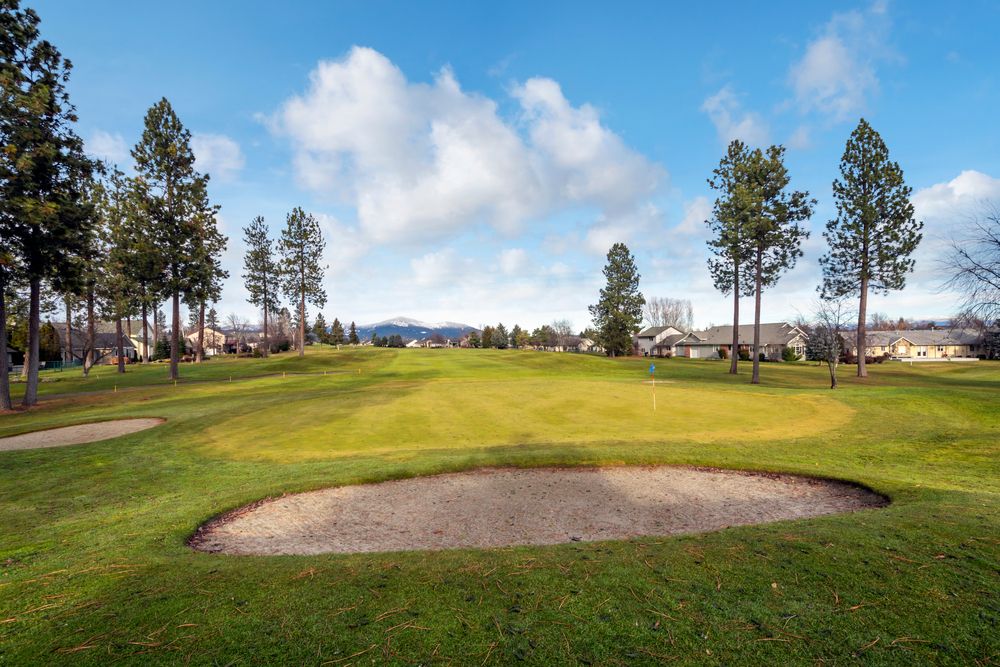 The grounds of Prairie Falls Golf Club