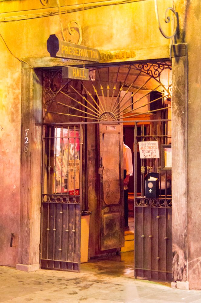 Entrance to Preservation Hall