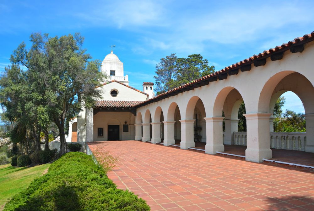 Presidio Mission in Presidio Park