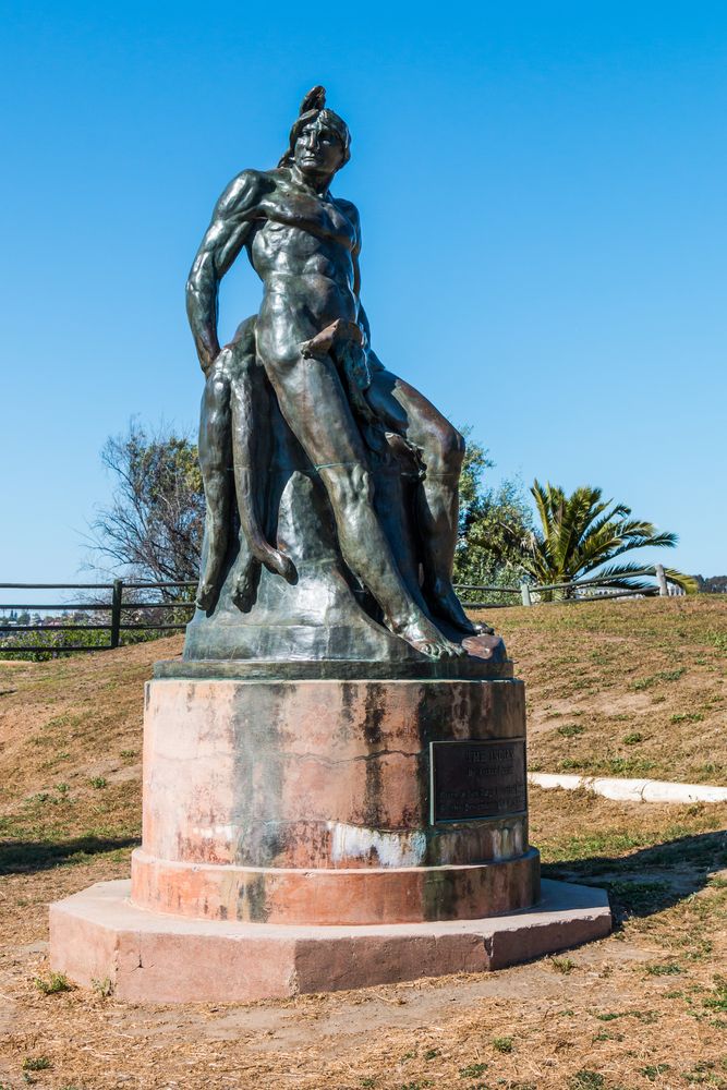 Statue at Presidio Park