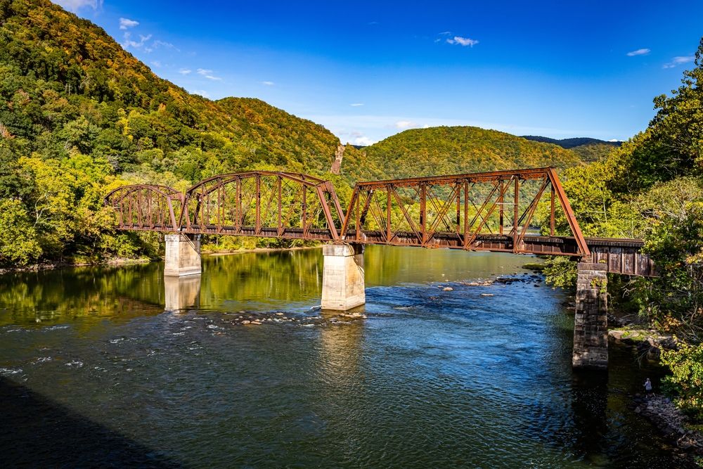 Railroad bridge at Prince, West Virginia