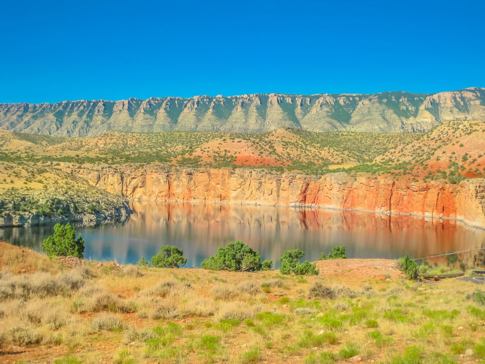 Landscape around Pryor Mountains