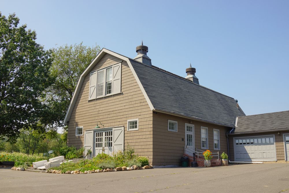 Exterior of the Queens County Farm Museum