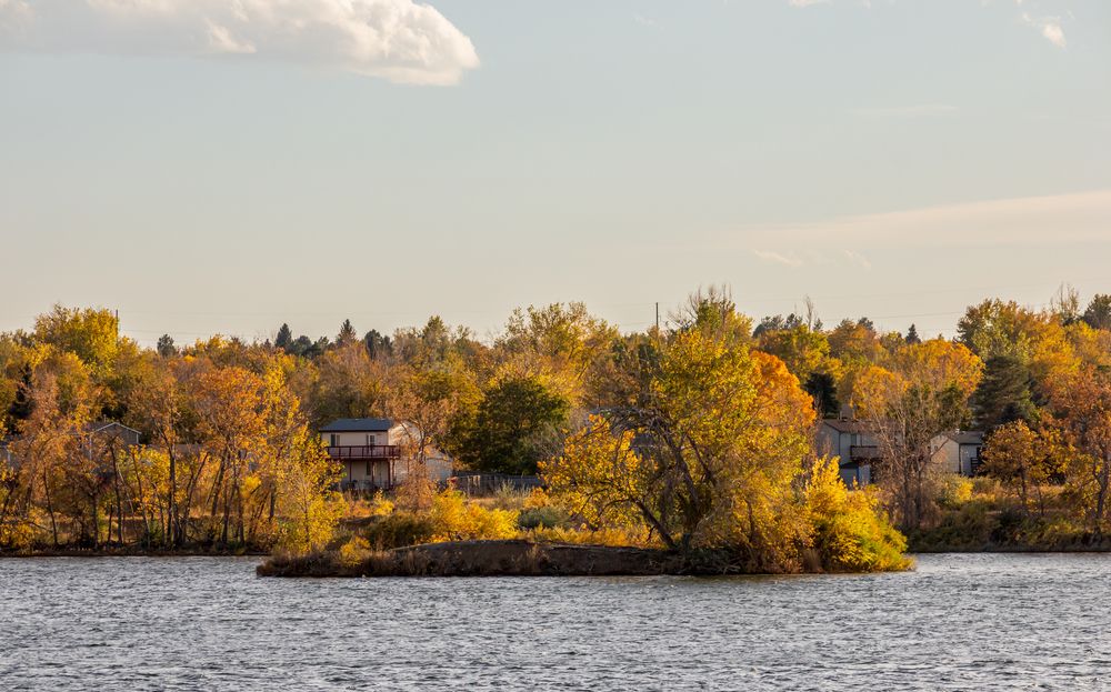 The waters of Quincy Reservoir