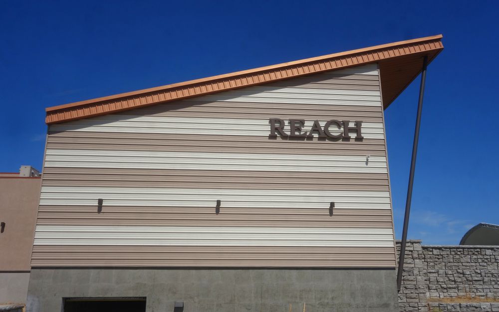 Closer view of the REACH Museum