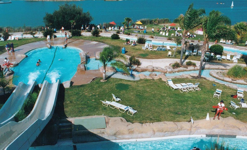 Water slide at Raging Waters San Jose
