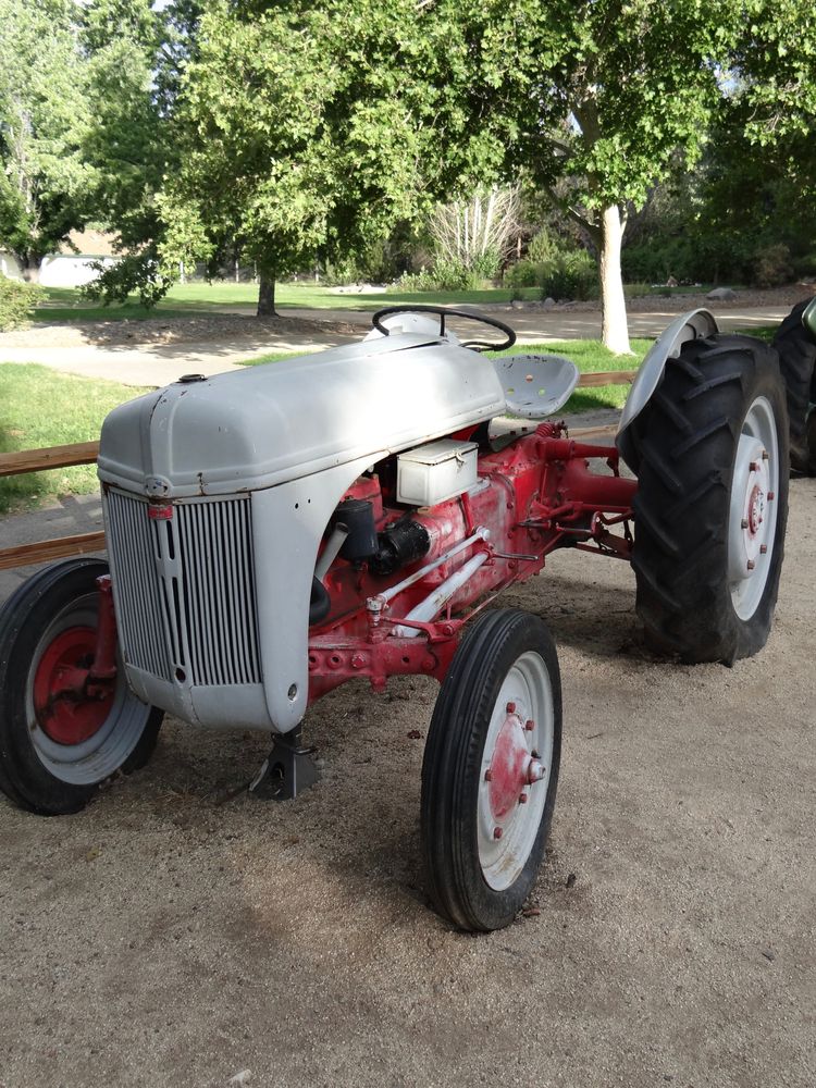 A vintage tractor at Rancho San Rafael Park
