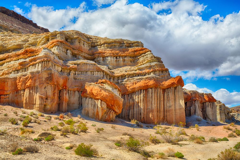Scenic view of Red Rock Canyon State Park