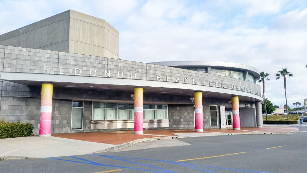 Exterior of Redondo Beach Performing Arts Center