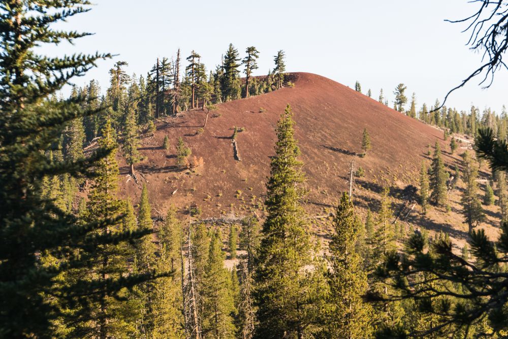 Daytime view of Reds Meadow