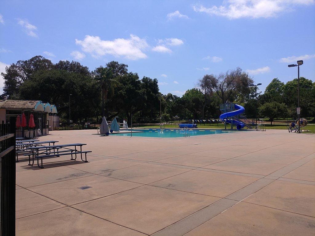 View of Rengstorff Park Pool