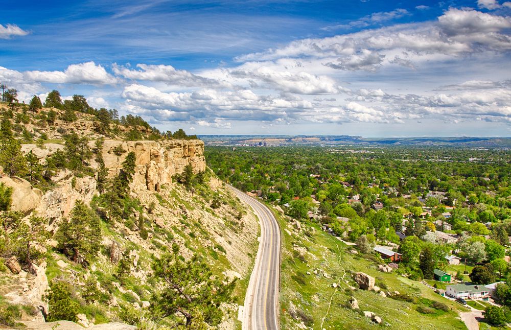 Top view of Rimrocks