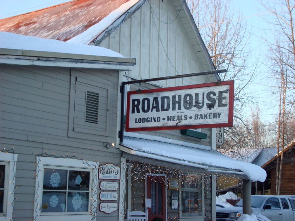 Signage of Talkeetna Roadhouse